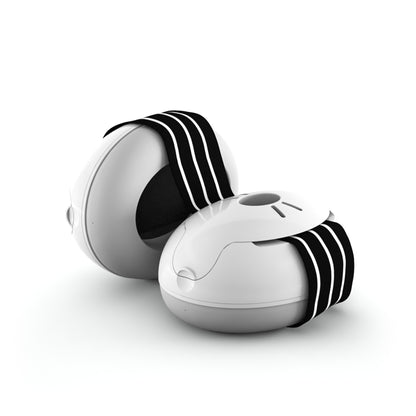 MUFFY Baby, casque auditif pour les tout-petits (de 3 à 36 mois), deux coques détachées, atténuation 24 dB, pochette, noir
