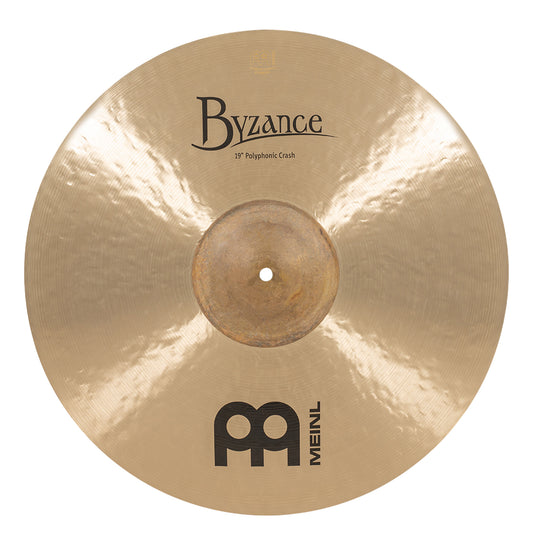 Crash Polyphonic 19", Alliage bronze B20, Martelée à la main, Finition traditionnelle