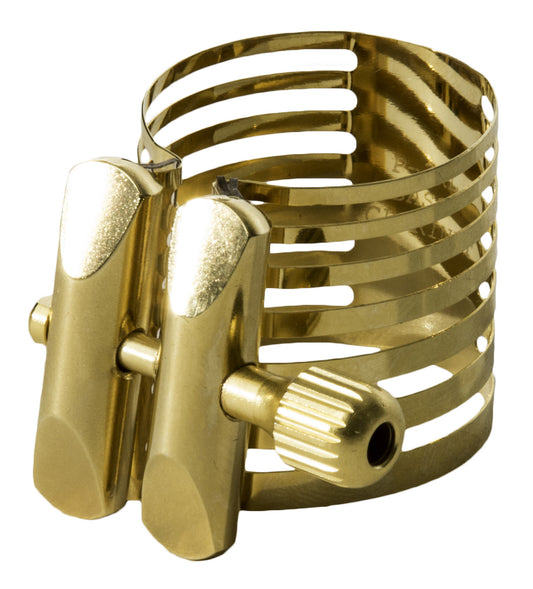 Ligature de saxophone soprano Rovner Platinum Gold 1RVS