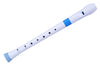 Nuvo Blockflöte Recorder N310 Weiß / Blau Barockgriffweise