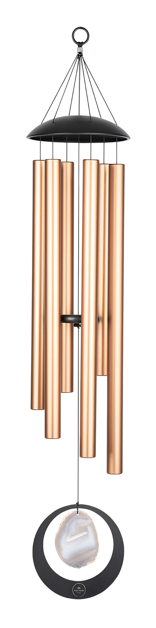 CHIMES SONIC ENERGY AGATE 50", BRONZE