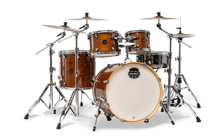 Batterie Mapex Armory Stage 22, 5 fûts, bouleau et érable, sans accessoires, Roasted Chesnut