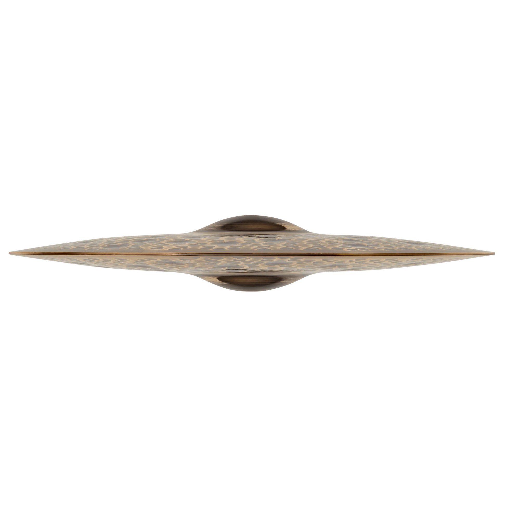 Hithat 15" Extra thin hammered Meinl Pure Alloy Custom fini smoked-bronze, brilliant
