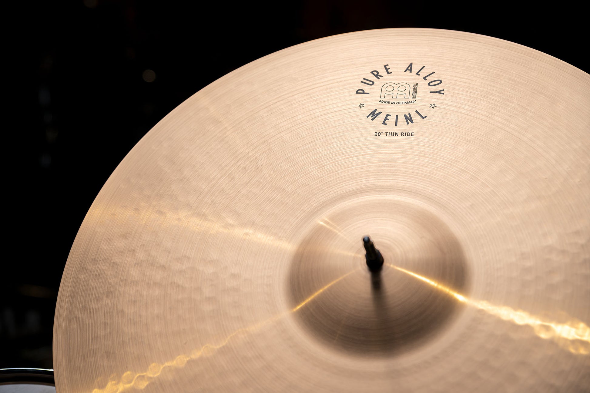 Thin Ride 20" Meinl Pure Alloy fini traditional martelé
