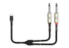 Kirlin USB-C zu 2 Klinke Kabel