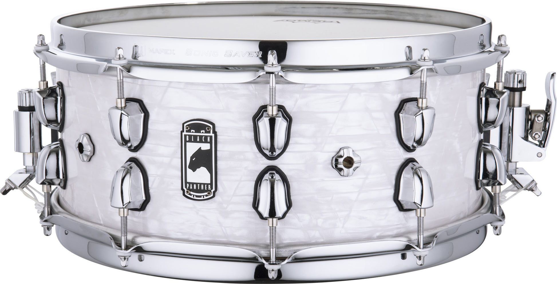Caisse claire Mapex Black Panther"Heritage" 14 x 6", accastillage chromé.