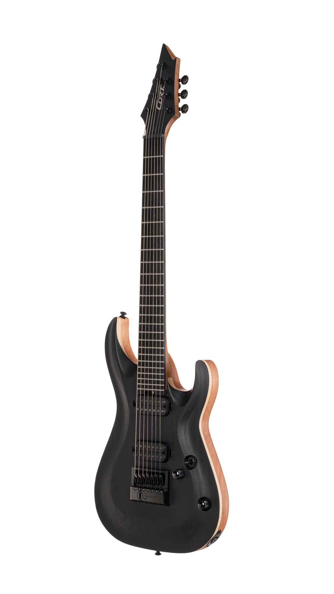 KX707EV, corps acajou, table frêne, touche ébène, chevalet Evertune, micros Seymour Duncan Sentient & Nazgûl, housse