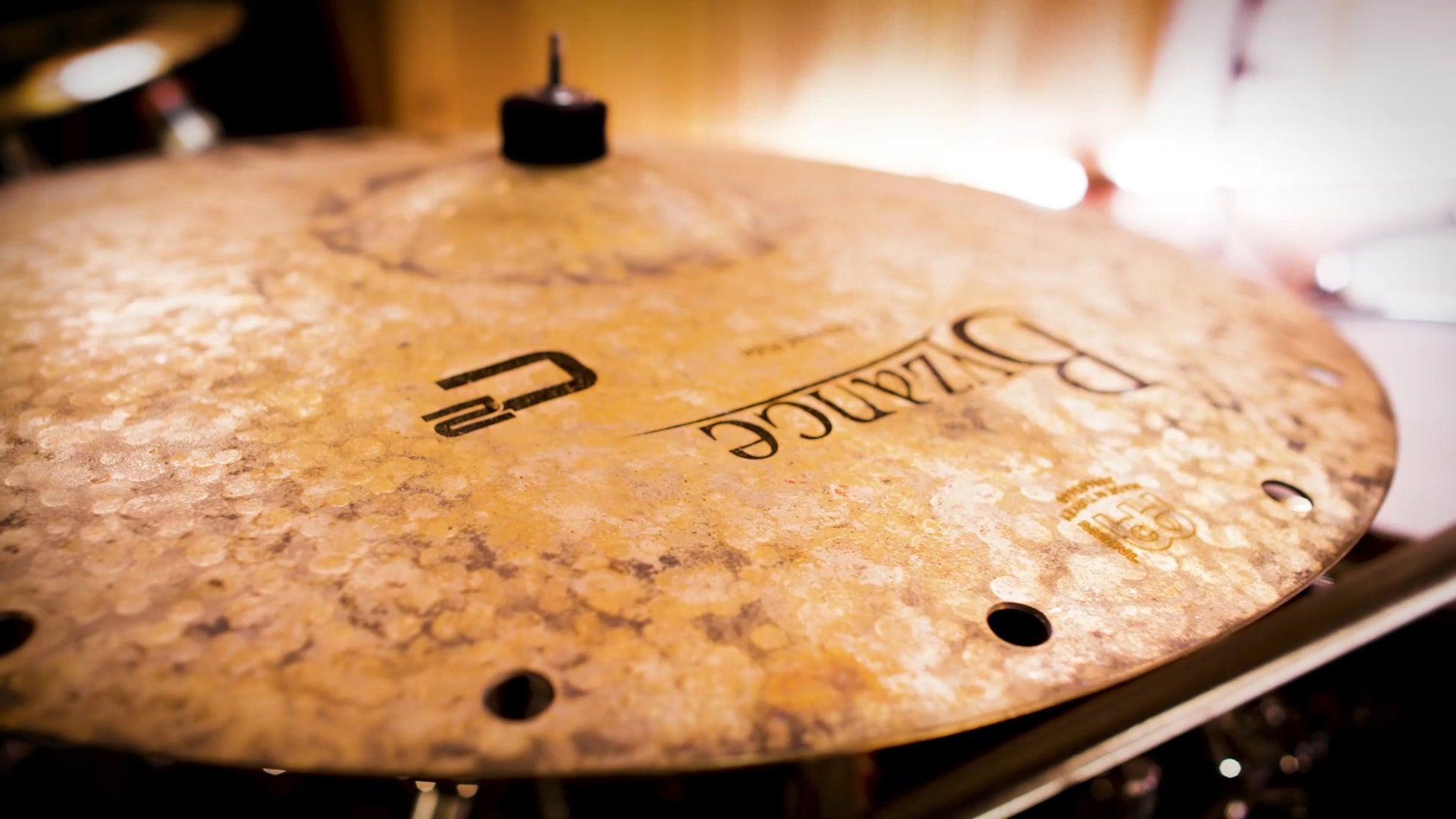 RIDE MEINL BYZANCE 21" VINTAGE, SIGNATURE CHRIS COLEMAN,ALLIAGE BRONZE B20, MARTELÉE A LA MAIN, FINITION BRUT