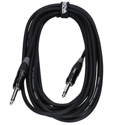 Câble instrument Jack/Jack, 6 mètres, noir
