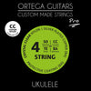 Ortega Ukulele Konzert Custom Nylon Saitensatz