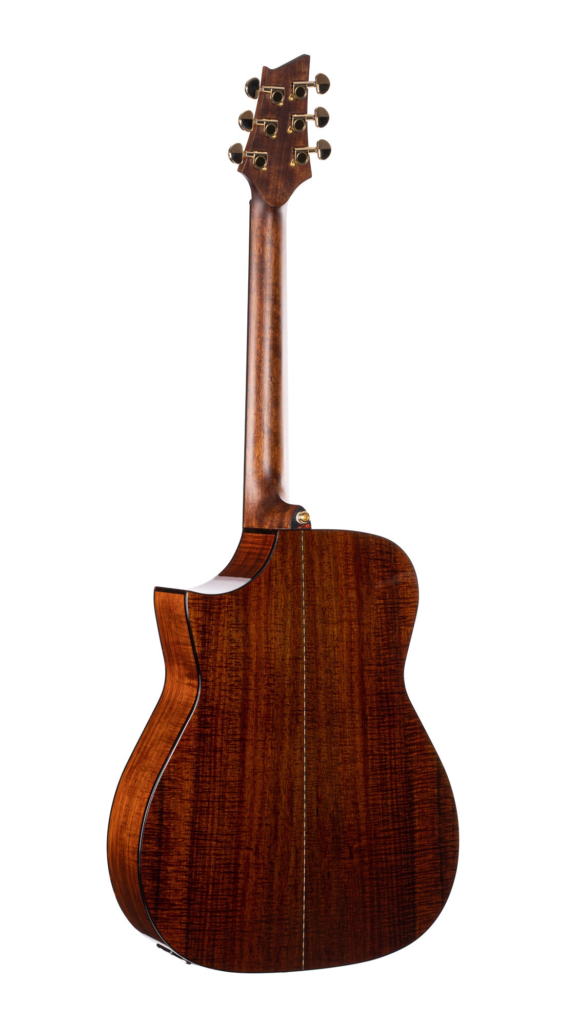 LUXE II, Frank Gambale Signature, forme Concert, table épicéa massif, f/e blackwood flammé, EQ Fishman, naturel brillant