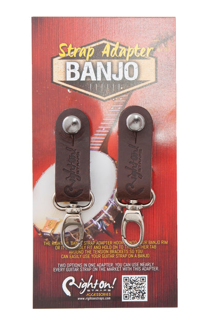 ADAPTATEUR BANJO CUIR RIGHTON STRAPS BR