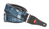 Righton Gitarrengurt Vegan Paisley Blau