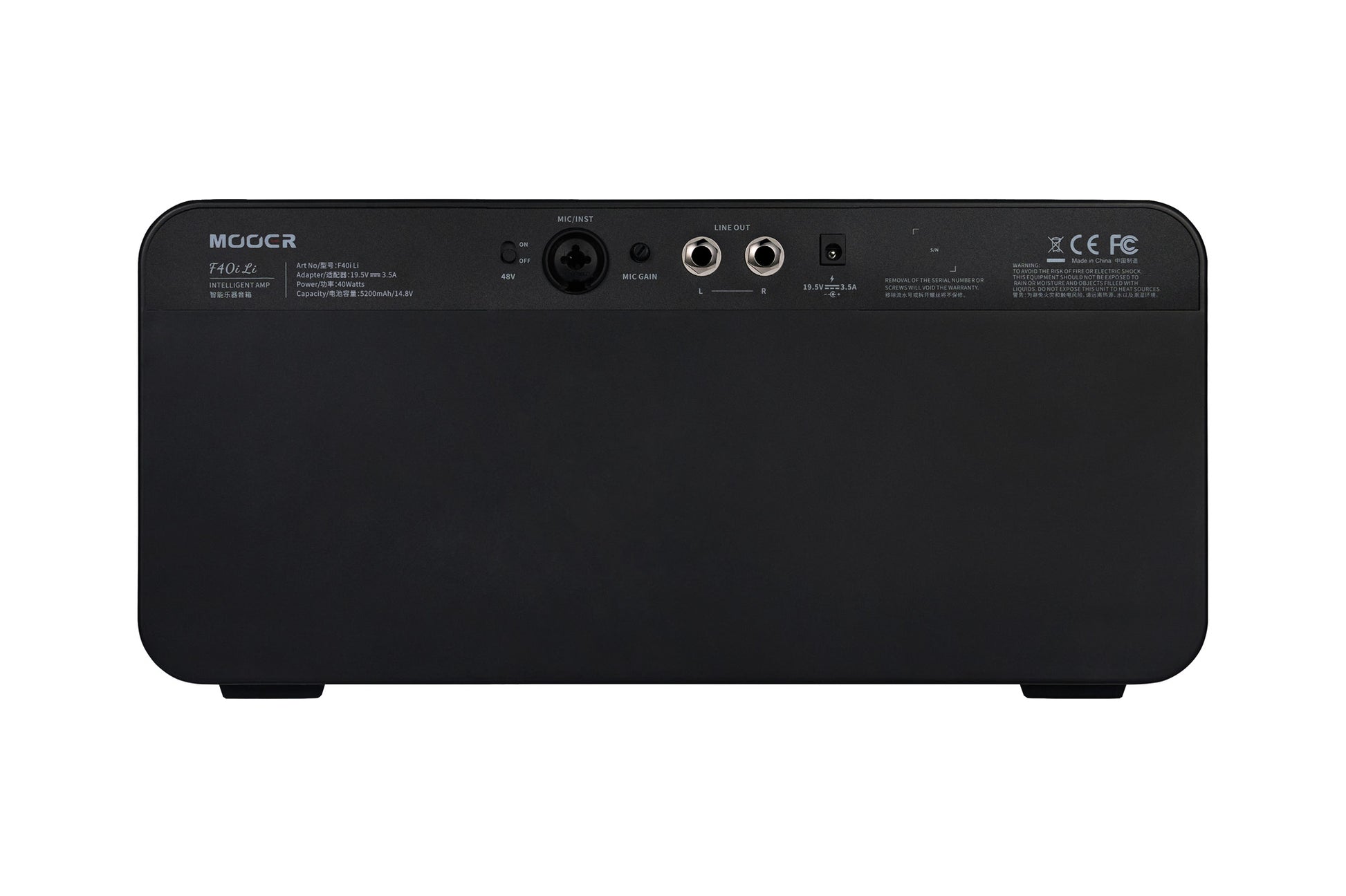 AMPLI MOOER F40I LI 40W NOIR