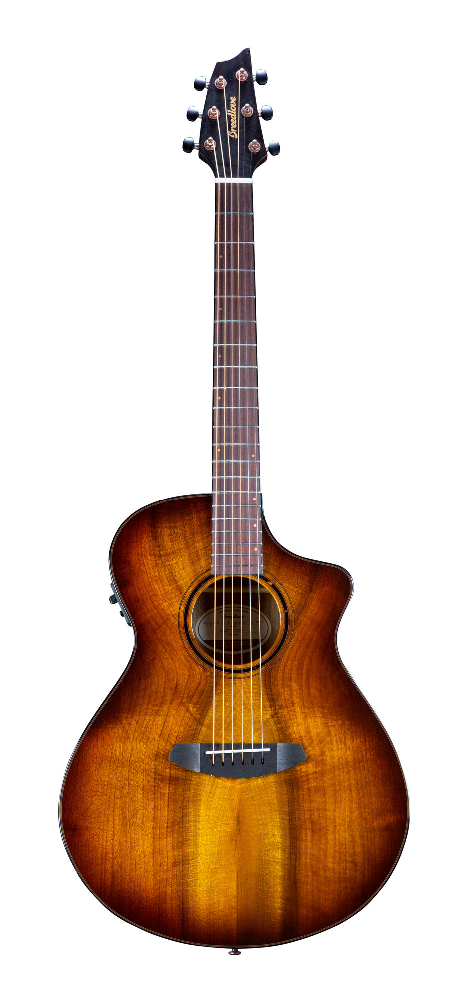 PURSUIT EXOTIC S CONCERT TIGER'S EYE CE, table myrtlewood massif, f/e myrtlewood, EQ Fishman Presys I, tiger's eye