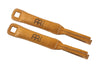 Meinl Becken BR1 Paar Ledergriffe braunes Becken
