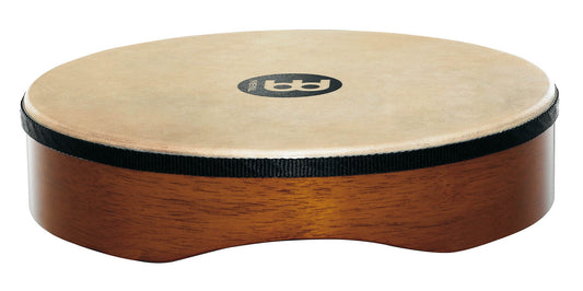 Hand Drum 12", corps en hévéa, peau de chèvre sélectionnée à la main, sans cymbalettes, design ergonomique, African Brown