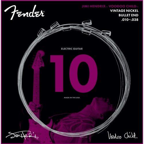 Fender Hendrix Voodoo Child™ Nickel Bullet End 10-38