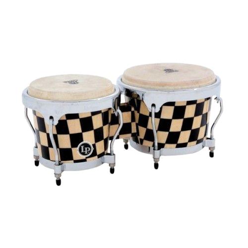 Latin Percussion Bongos Aspire Accent LPA601-CHCK Schachbrettmuster  