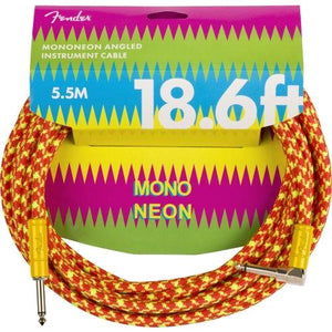 Fender MonoNeon Instrumentenkabel 18,6' Orange