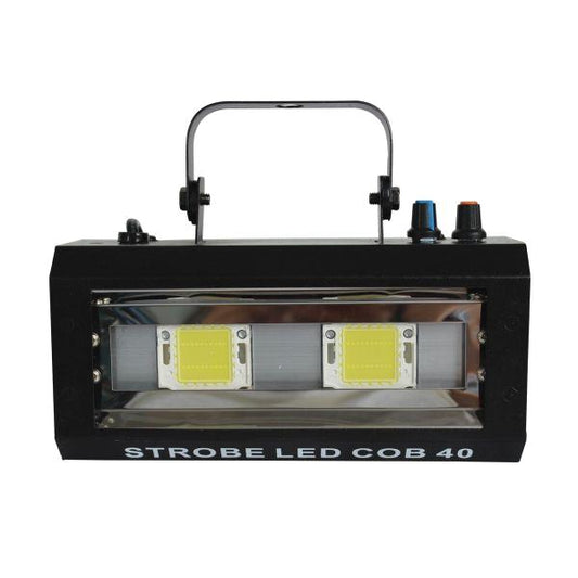 Power Lighting STROBE LED COB 40 Stroboskop 40W 2 weiße LEDs
