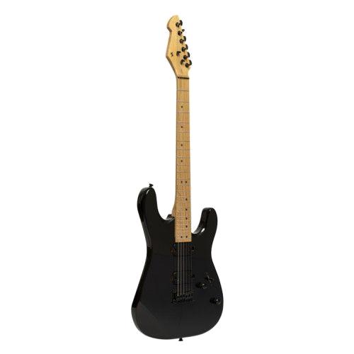 Stagg SEM-TWO H BK elektrische Stratocaster schwarz zwei Tonabnehmer