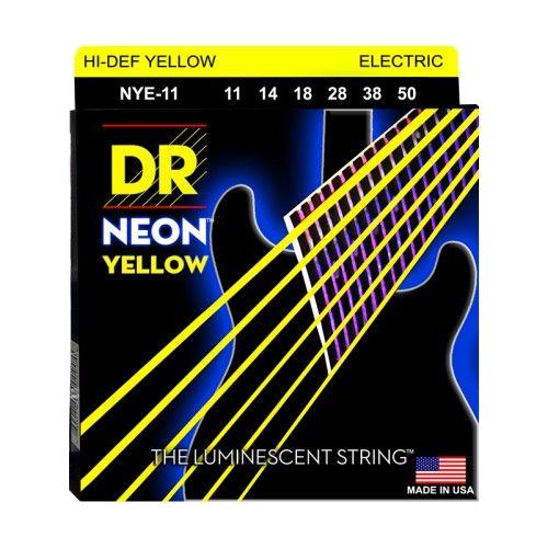 DR Hi-Def Neon Gelb E-Gitarrensaiten Heavy 11-50