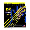 DR Hi-Def Neon Gelb E-Gitarrensaiten Heavy 11-50