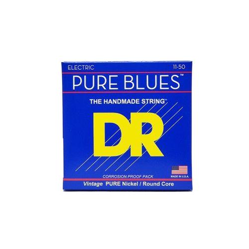 DR Pure Blues Reines Nickel E-Gitarrensaiten Heavy 11-50