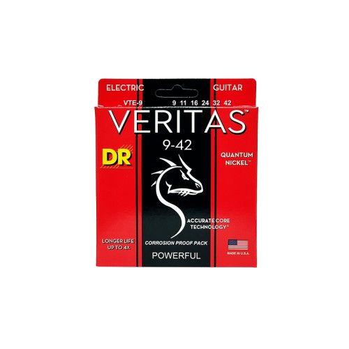 DR Veritas Coated Core Technology E-Gitarrensaiten Light 9-42  