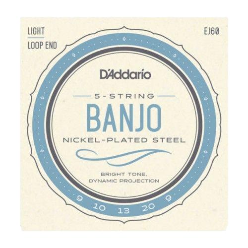 D'Addario EJ60 Banjo 5-saitig 9-20 Light
