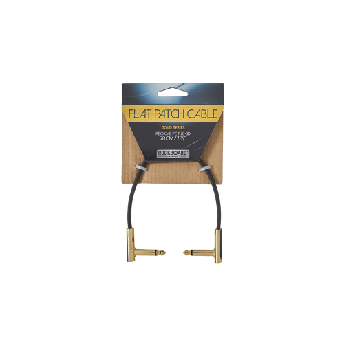 rockboard Kabel CAB-PC-F-20-GD RockBoard Flaches Patchkabel Gold Serie