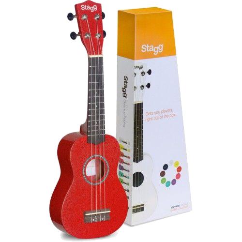 stagg Ukulele US-RED