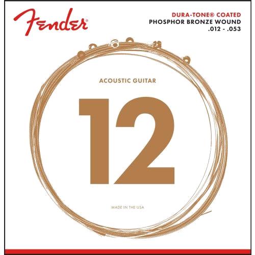 Fender 860L Phosphor Bronze Dura-Tone® Beschichtet 12-53