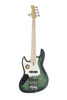 Marcus Miller V7 Sumpf-Esche Neuauflage-5 LH Transparent Grün Satin