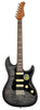 Larry Carlton S7 FM Neue Generation Transparent Schwarz Satin RN