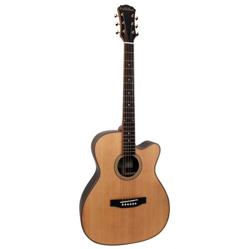 Freshman Folk-Gitarre SONGOCRW Orchester Cutaway elektro natur
