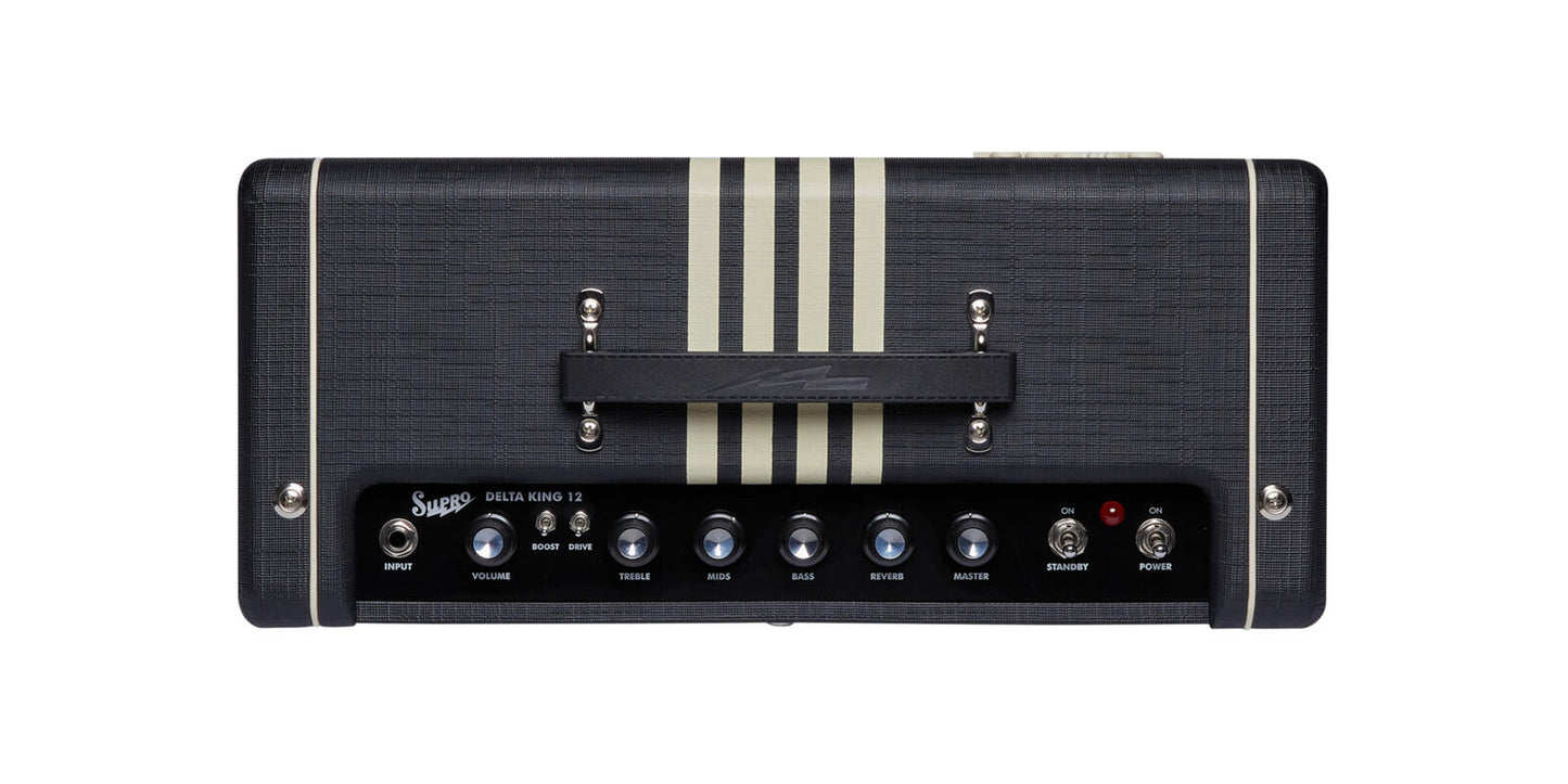 Supro Delta King 12 Schwarz & Creme